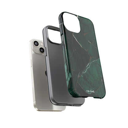 Emerald Veins Flow - iPhone Case