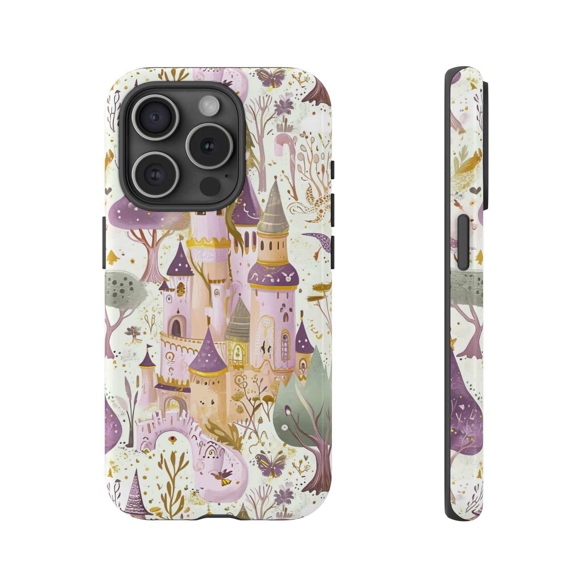 Fairytale Castles Pastel Dream - Protective Phone Case