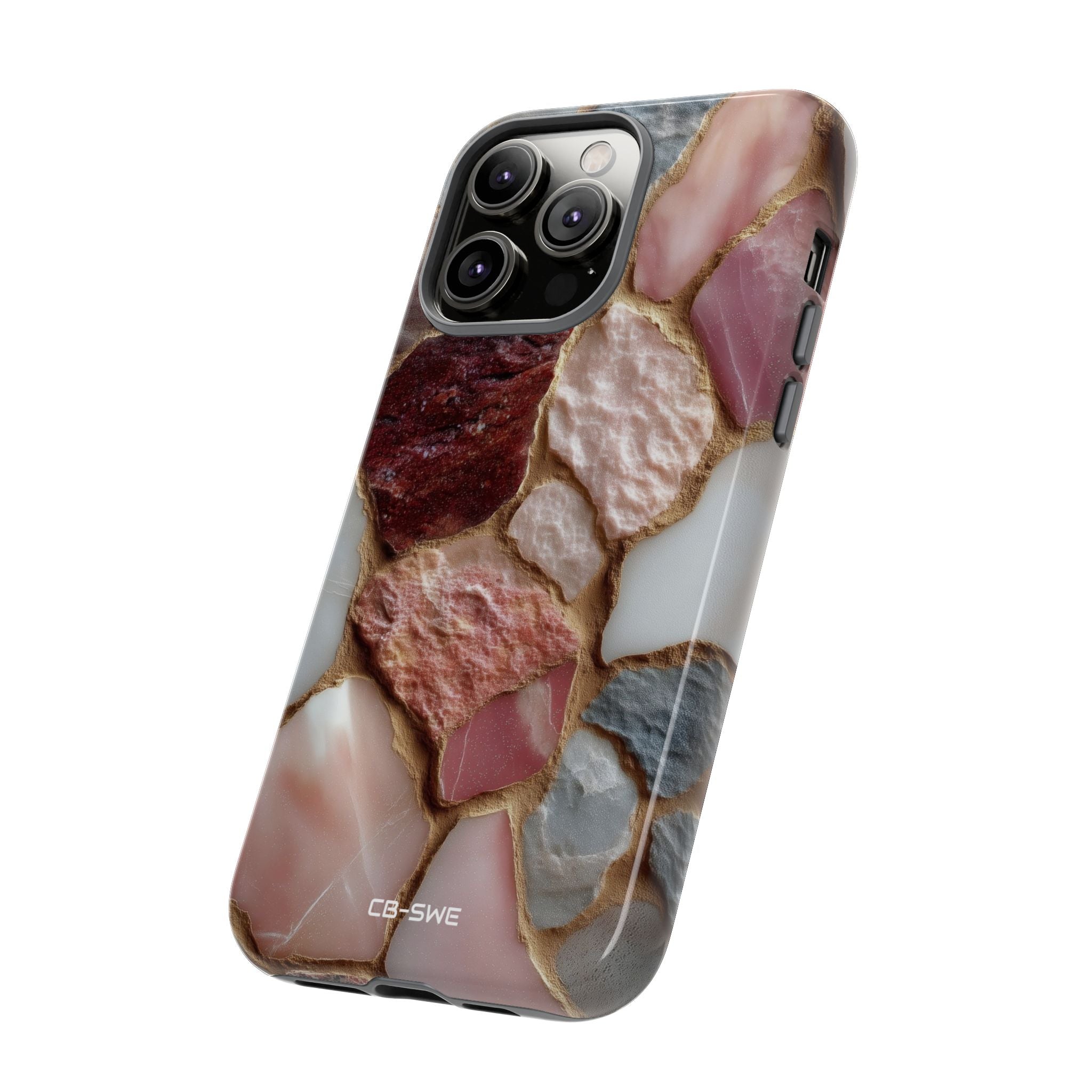 Textured Stones Dance - iPhone Case