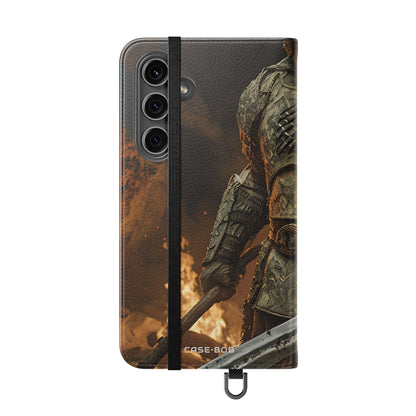 Horned Warrior Flame - Samsung S24 Plus Case - Wallet