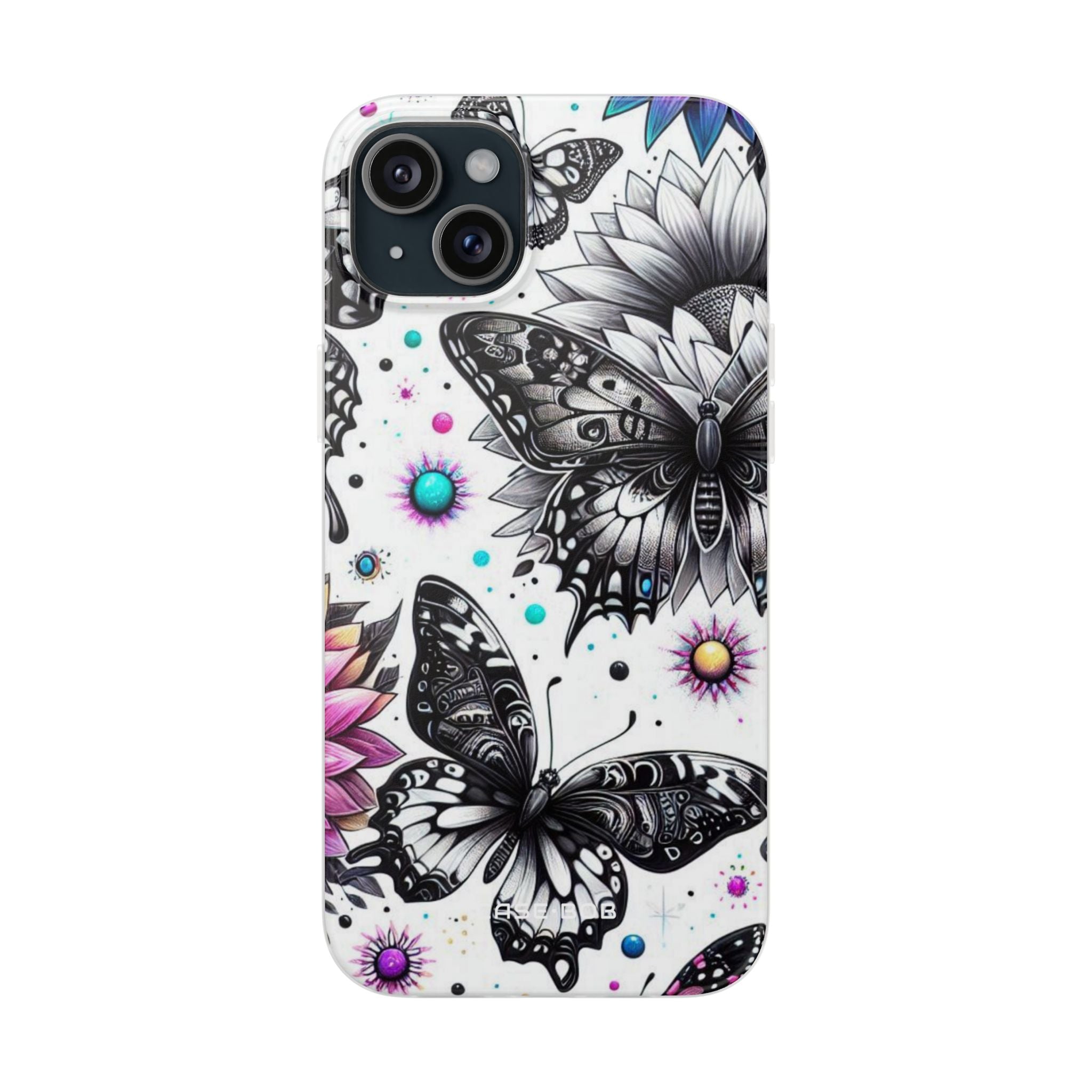 Butterfly Bloom iPhone 15 Plus Case - Soft
