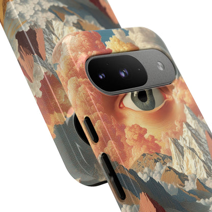 Eye Reflects Mountains - Google Pixel Case