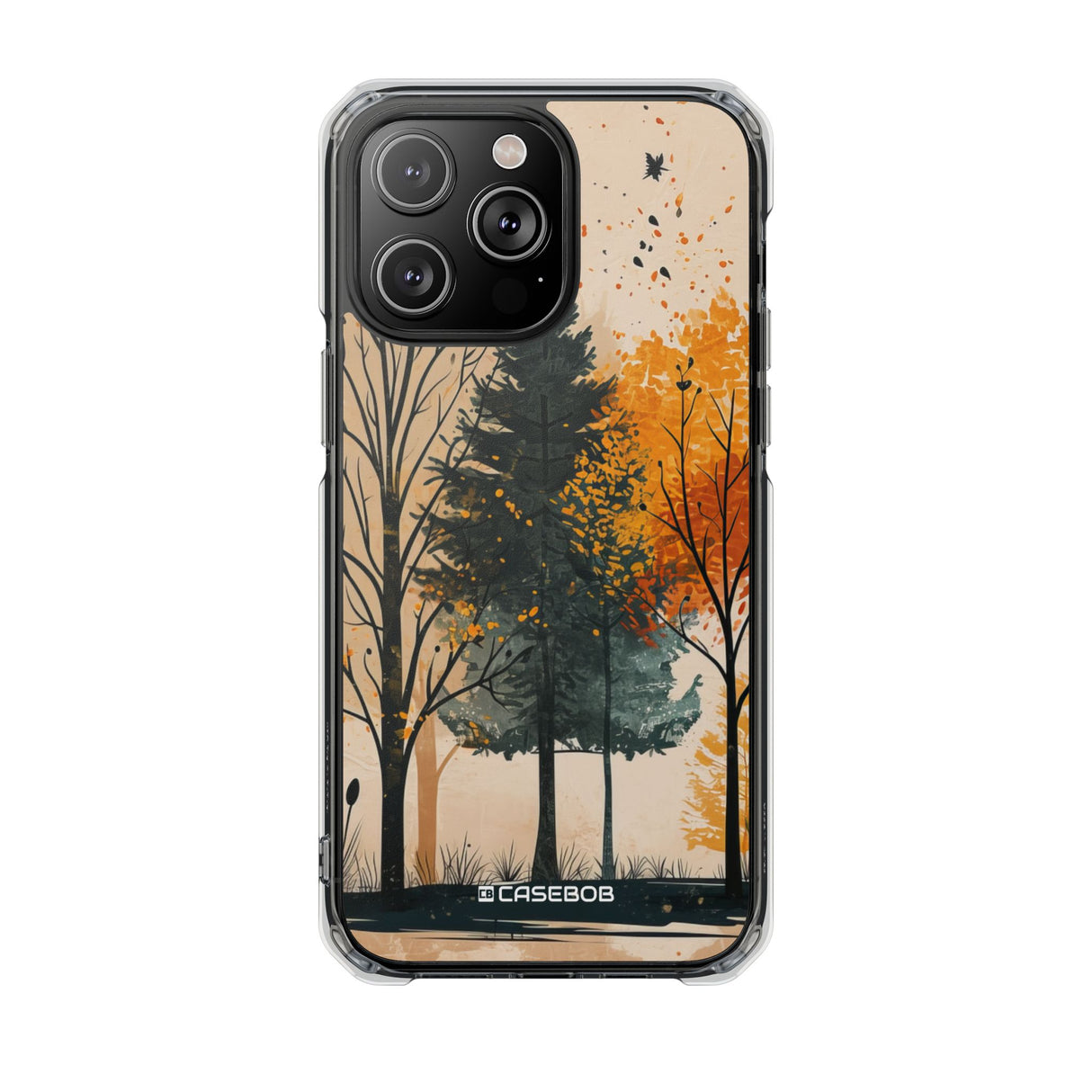 Autumnal Whispers - Phone Case for iPhone (Clear Impact - Magnetic)