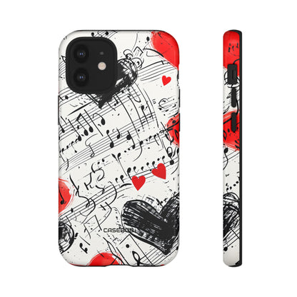 Melodic Love Notes - Protective Pixel Case - Protective Phone Case