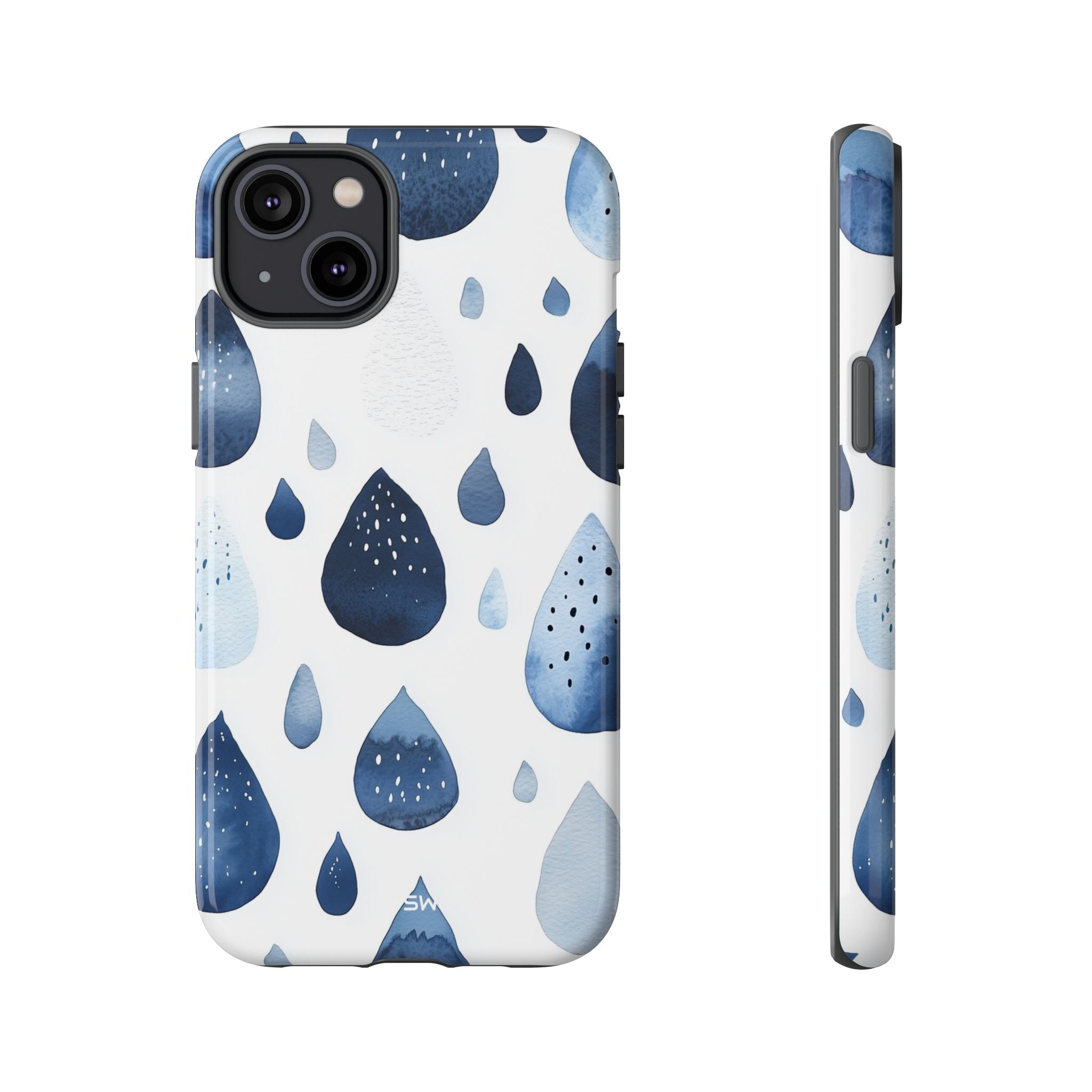 Droplets Flow Softly - iPhone Case