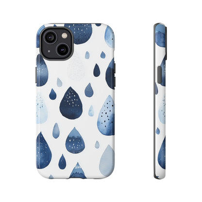 Droplets Flow Softly - iPhone Case