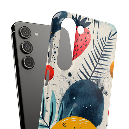 Vibrant Fruit Canvas - Slim Samsung S23 Phone Case