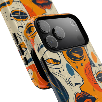 Tangled Faces Sunset iPhone 17 Pro Max Case - Tough+