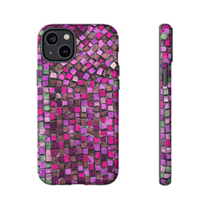 Purple Mosaic - Protective Phone Case