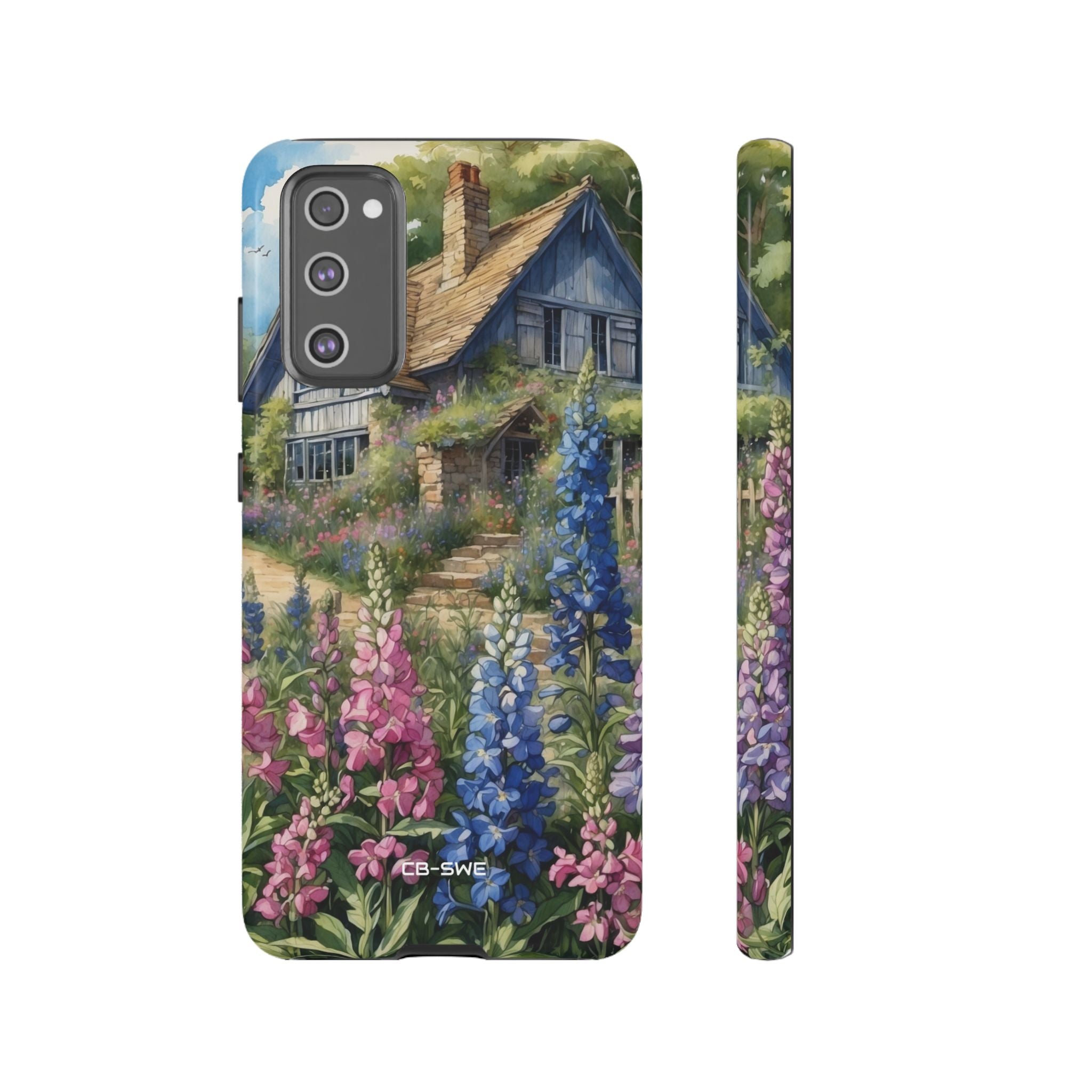 Cottage Surrounded Blossoms - Samsung Case