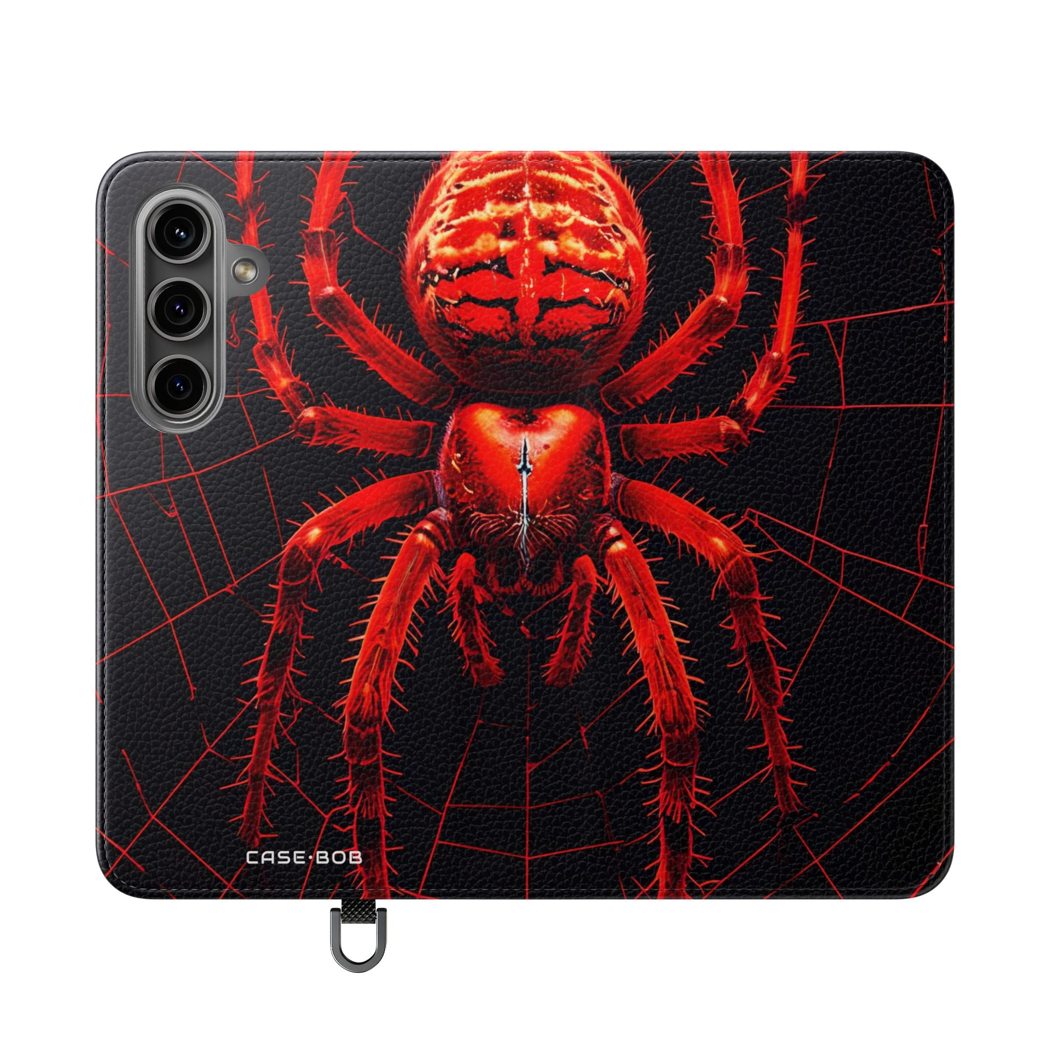 Crimson Spiderweb - Samsung S24 Case - Wallet