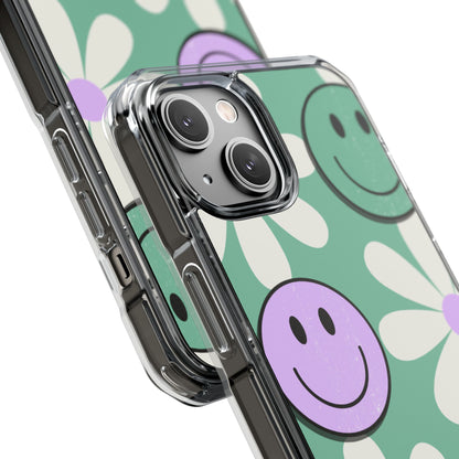 Smiley Daisy Glow iPhone 14 Case - Impact