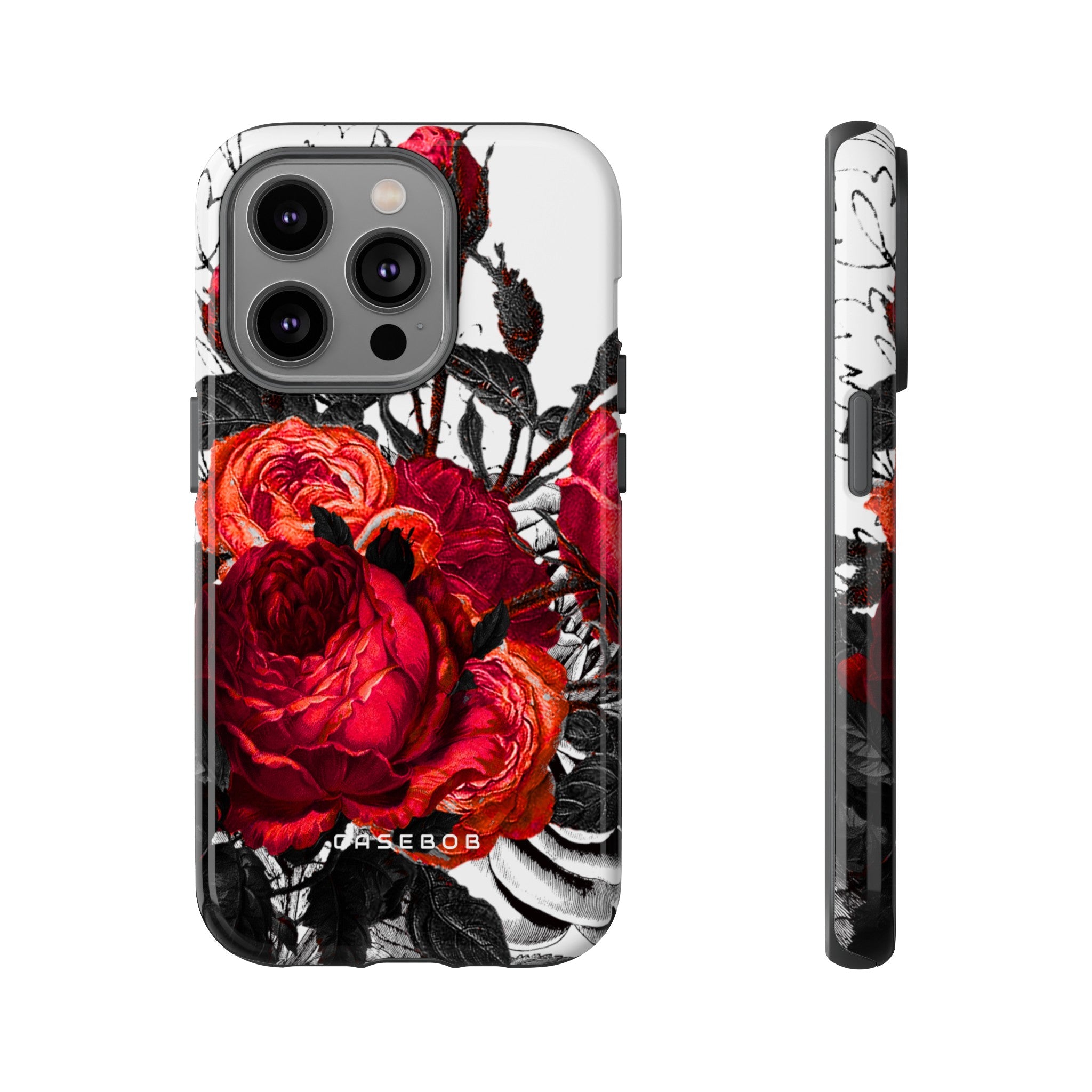 Serarose Gothic Flower - Protective Phone Case