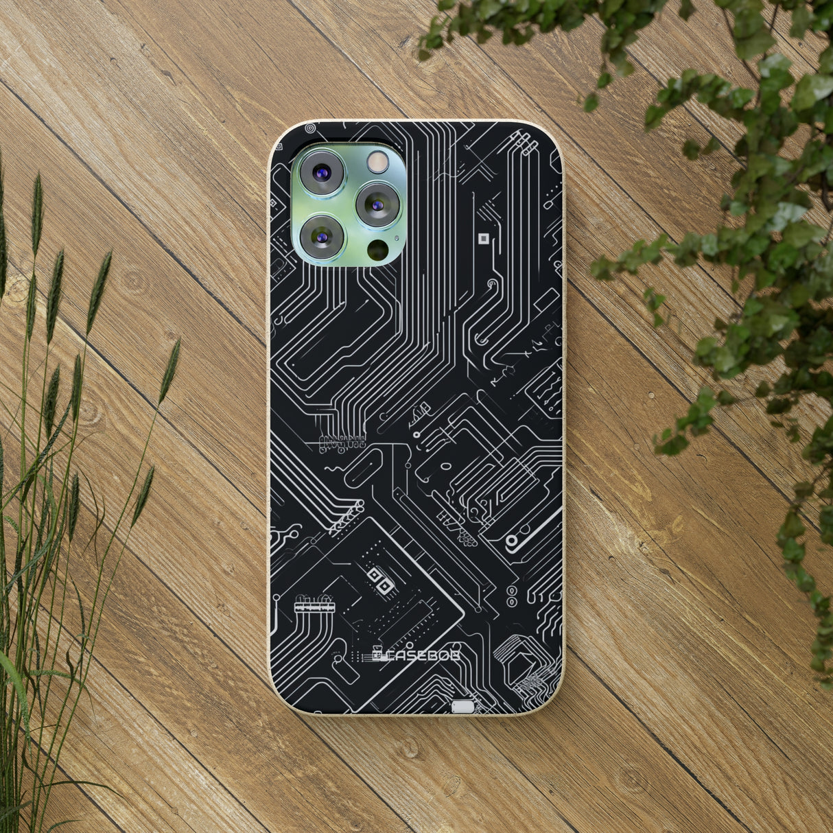 Cyber Circuitry Art | Biodegradable Phone Case