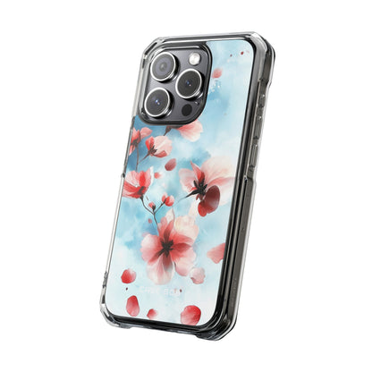 Pink Blossom Drift iPhone 15 Pro Case - Impact