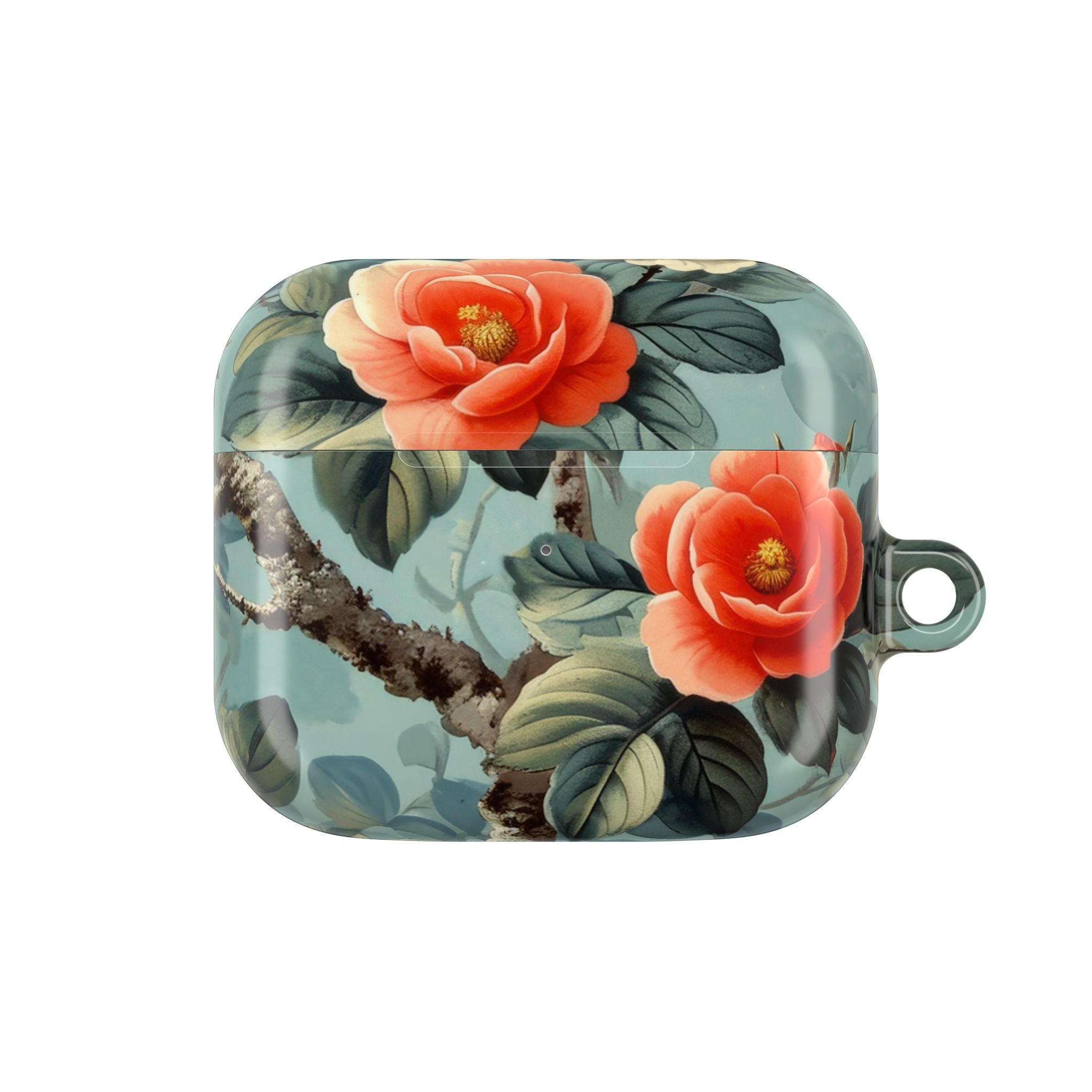Pink Camellia - AirPods Case