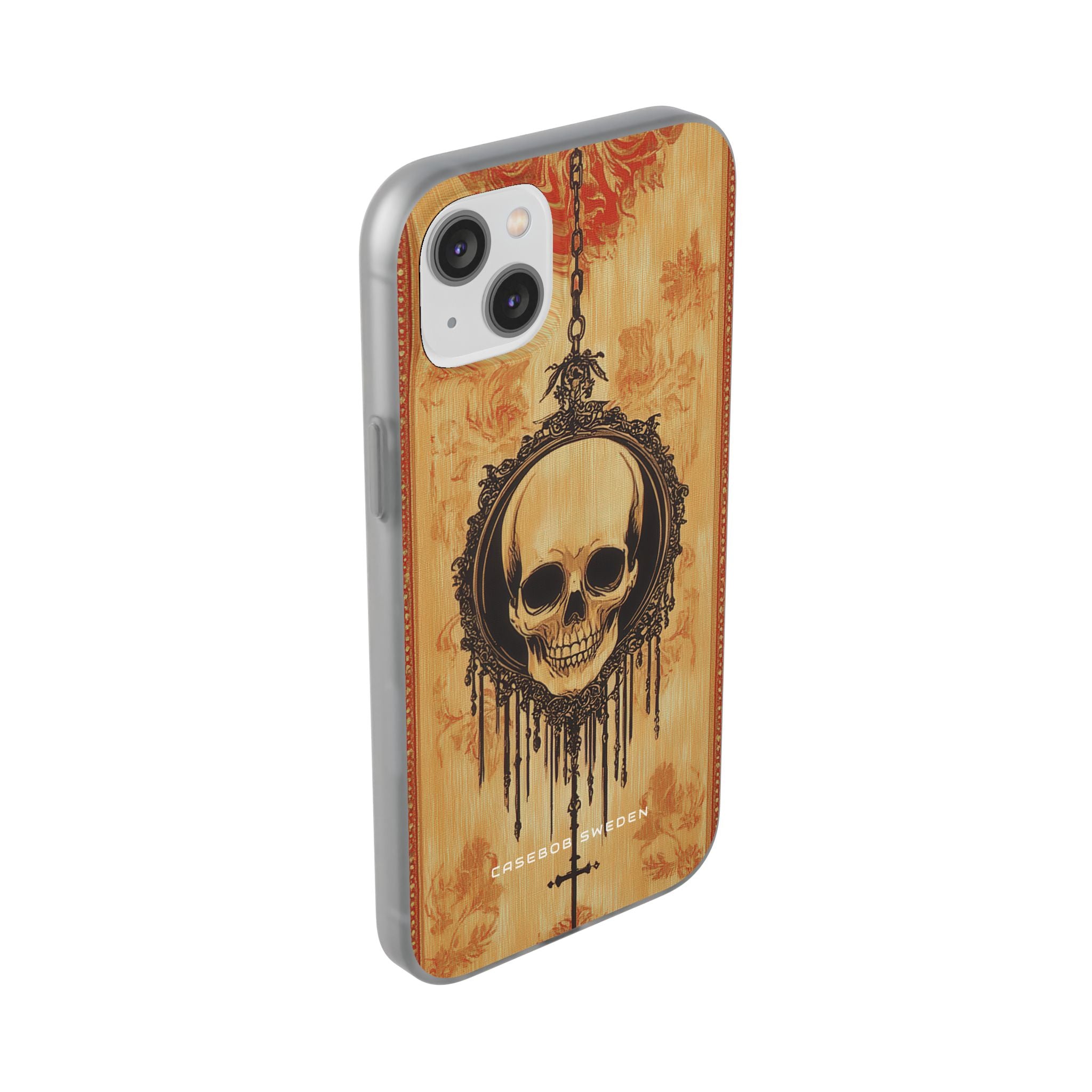 Gothic Skull Elegance iPhone 14 - Flexi Phone Case