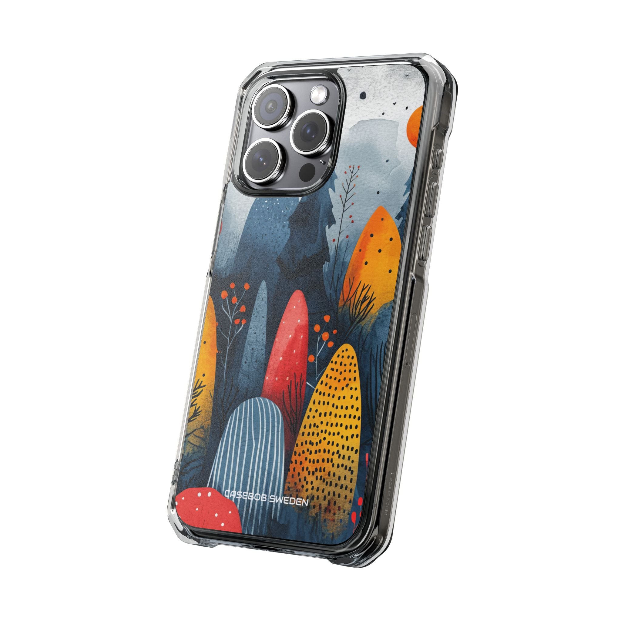 Whimsical Nature - Clear Impact iPhone 15 Phone Case