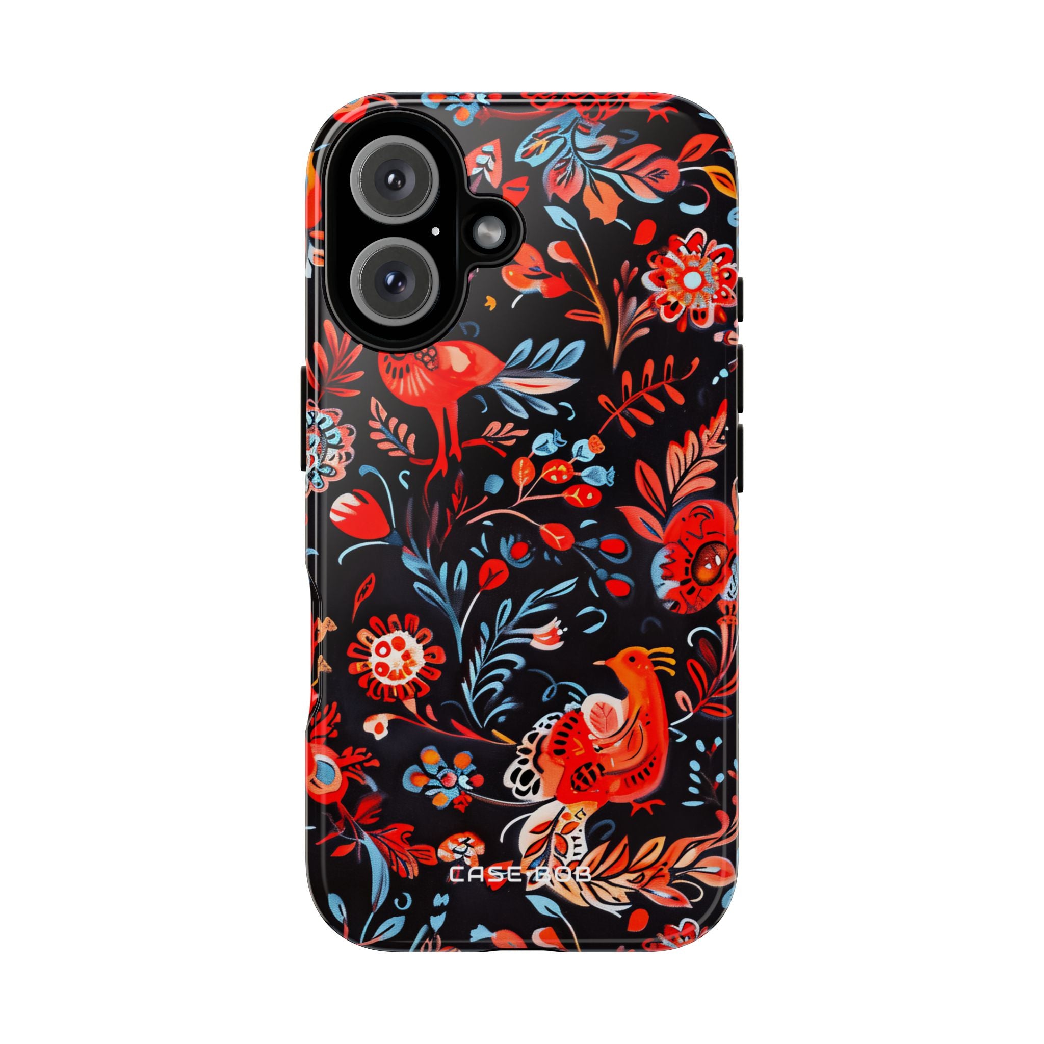 Vivid Birdscape iPhone 16 Plus Case - Tough