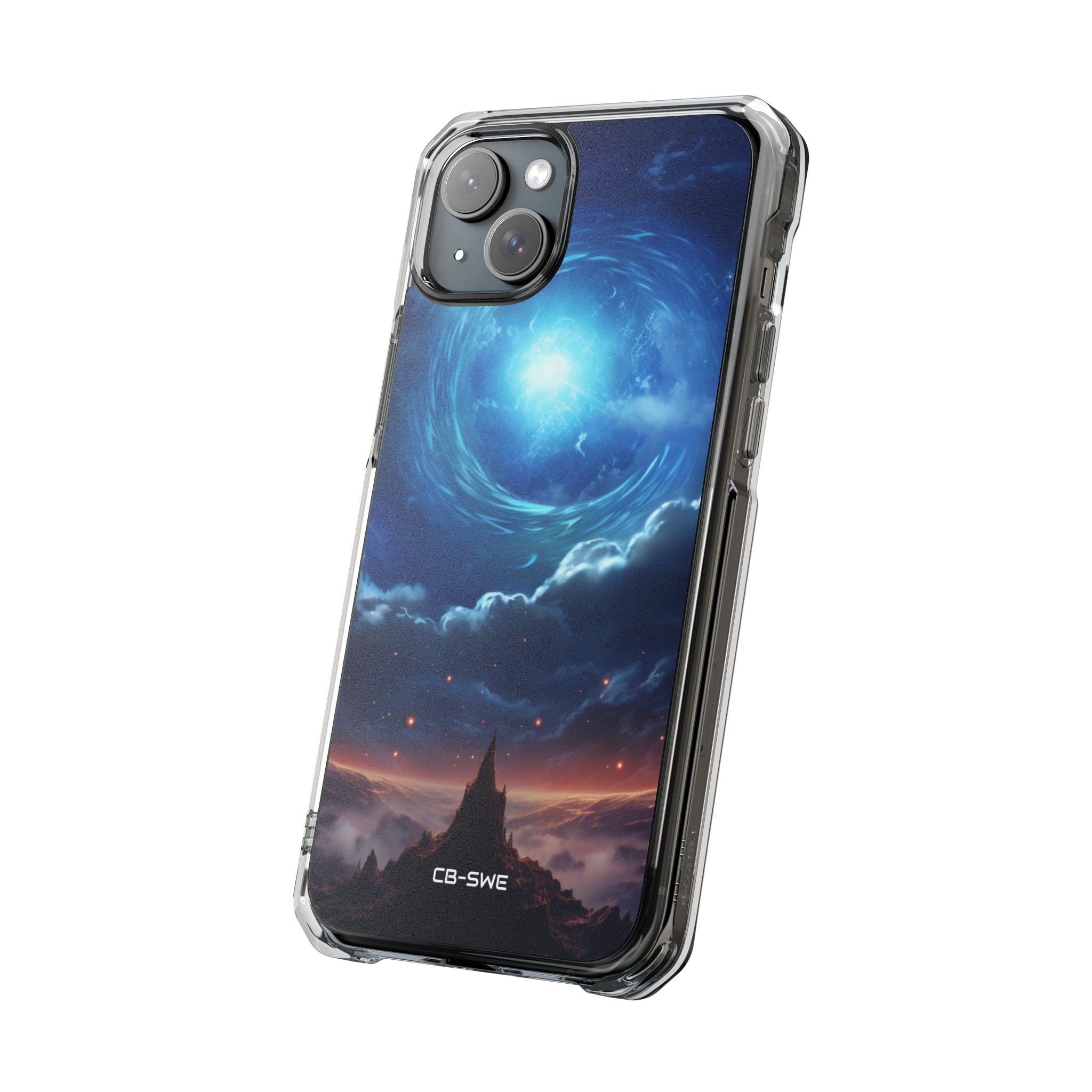 Celestial Vortex Journey iPhone Case - Impact