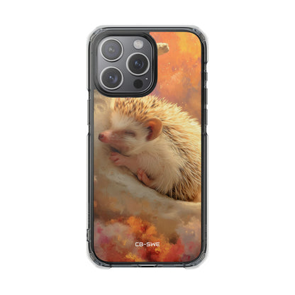 Hedgehog Rests Dreaming iPhone Case - Impact