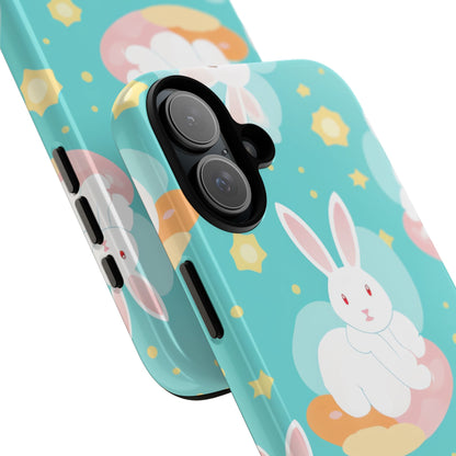 Bunnies Float Dreamily - iPhone Case