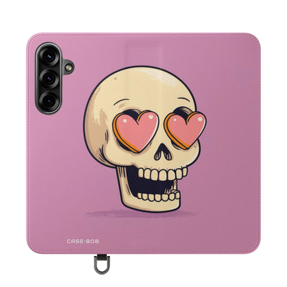 Heart Eyes Skull - Samsung S25+ Case - Lompakko