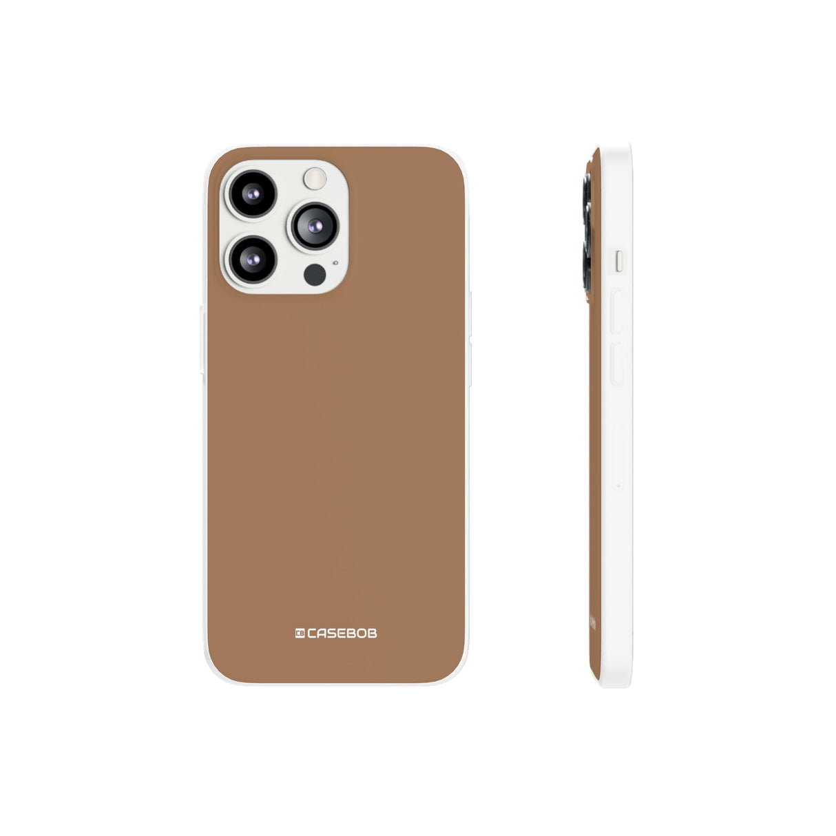 Chamoisee Brown | Handyhülle für iPhone (Flexi Case) 