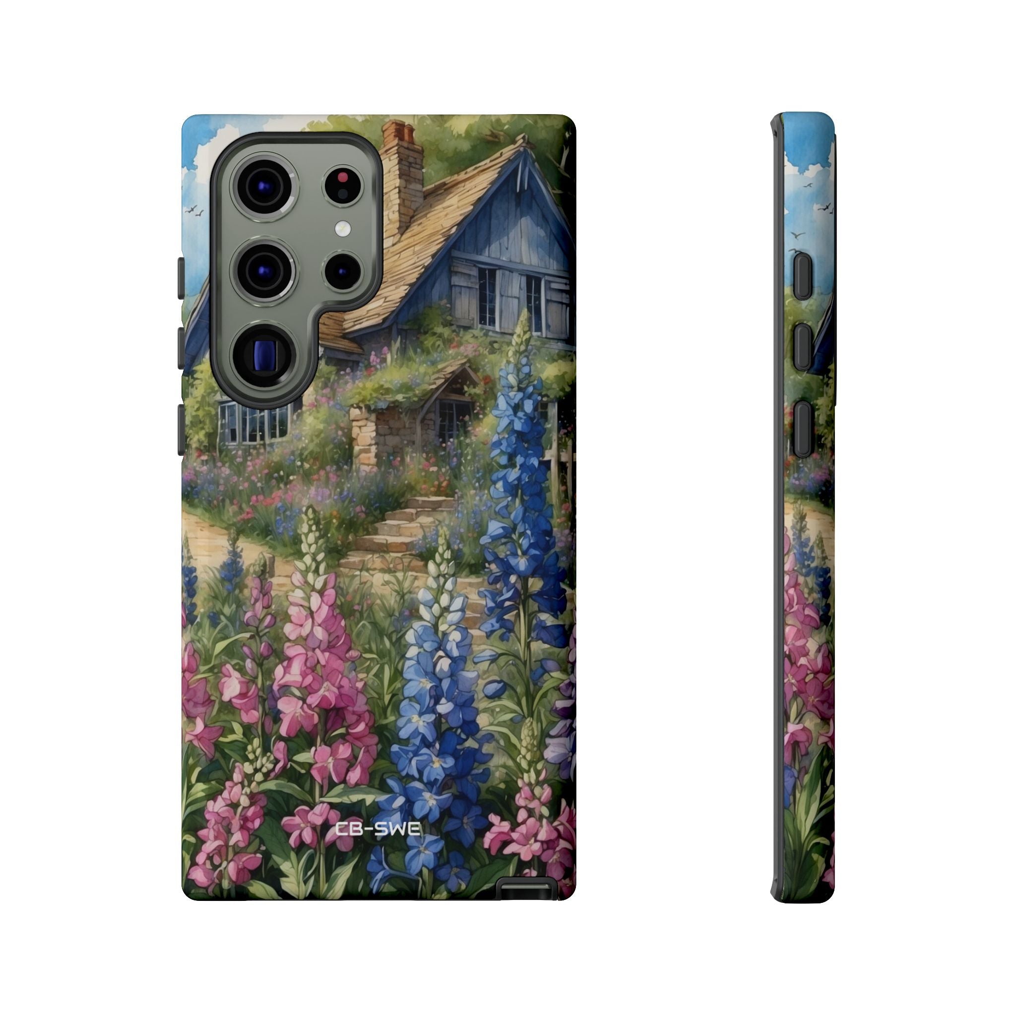 Cottage Surrounded Blossoms - Samsung Case