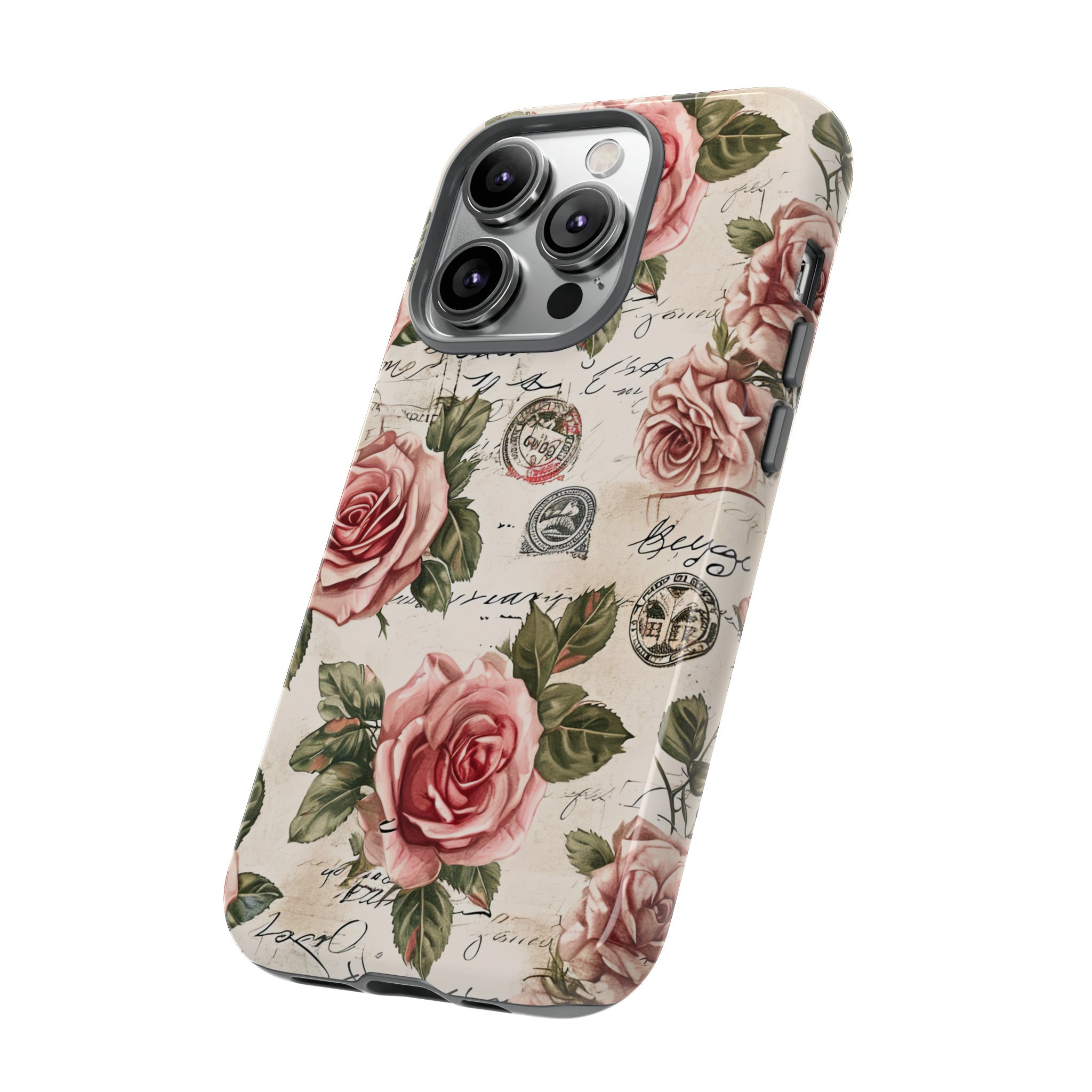 Roses & Love Letters - Protective Phone Case