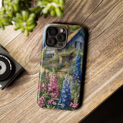 Cottage Surrounded Blossoms - iPhone Case