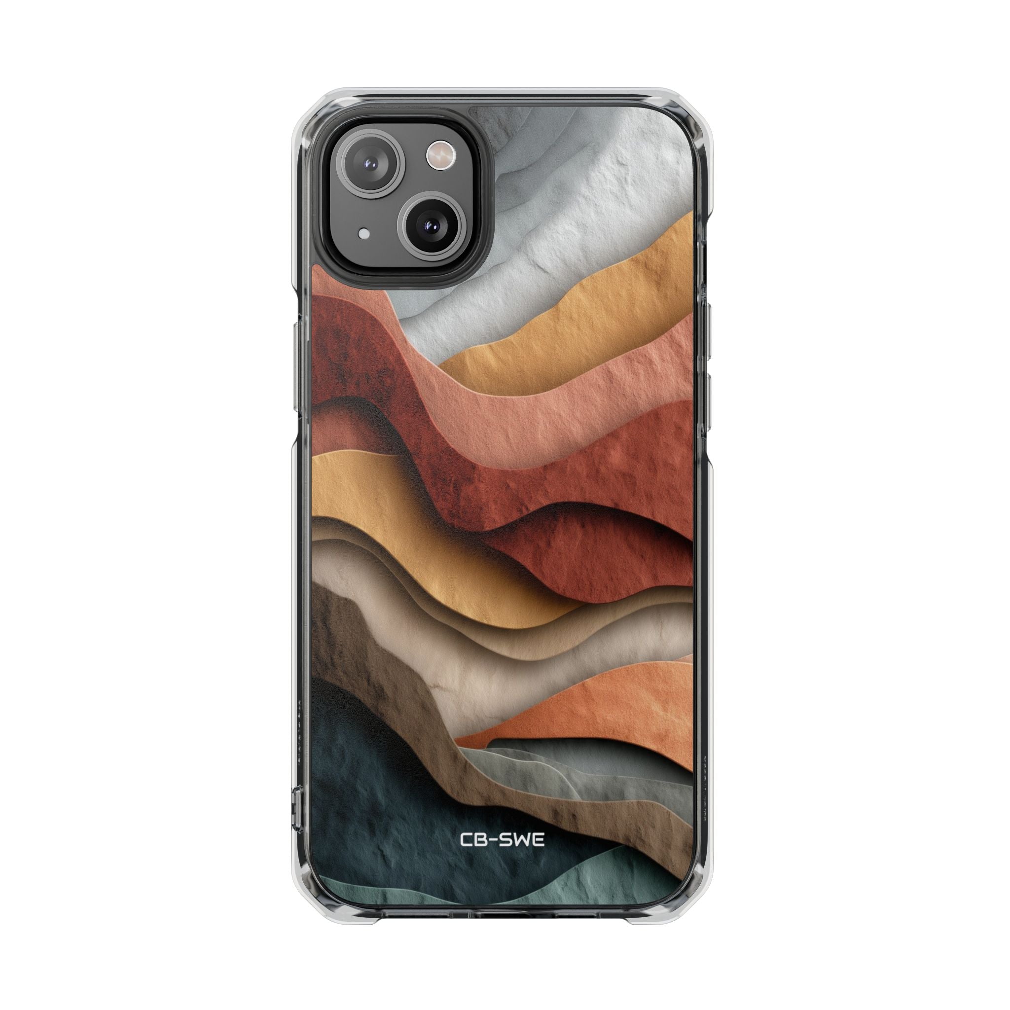 Layered Earth Whisper iPhone Case - Impact