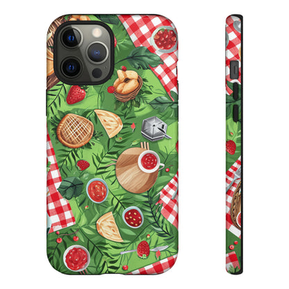 Picnic Love Checkered Bliss - Protective Phone Case