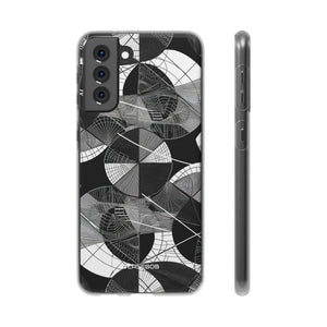 Geometrische Eleganz | Flexible Handyhülle für Samsung Galaxy