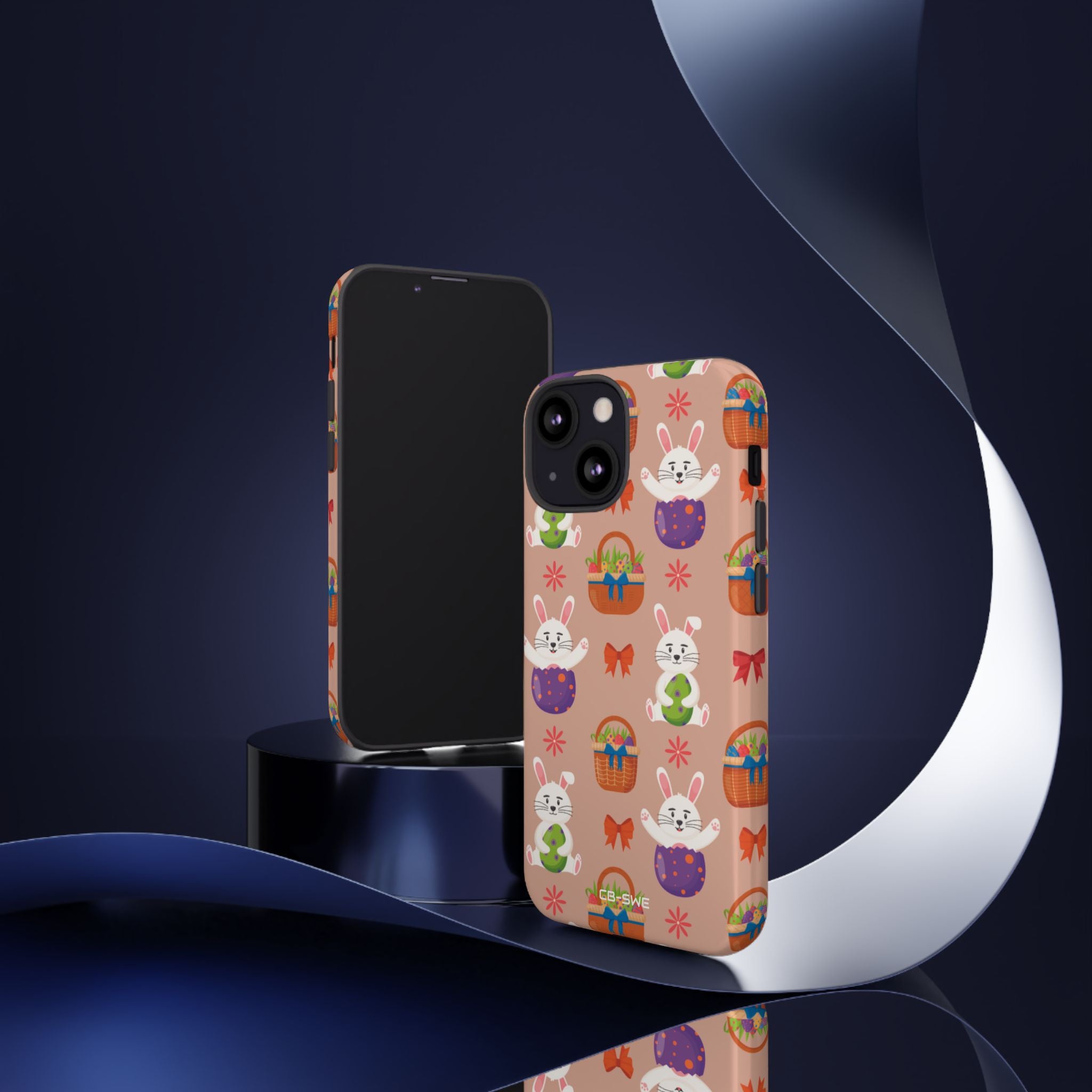 Bunnies Hold Eggs - iPhone Case