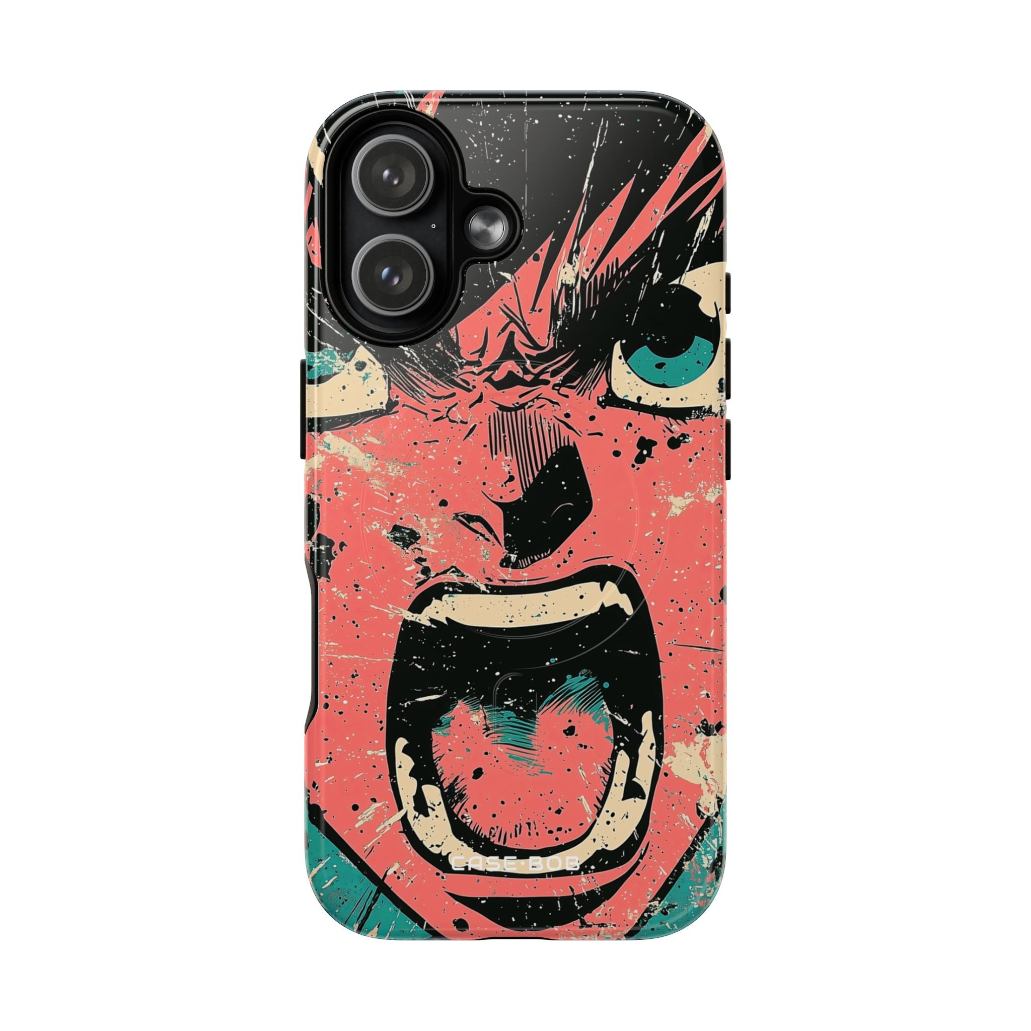 Screaming Face Pink iPhone 17 Case - Tough+
