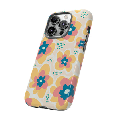 Yellow Happy Flower - Protective Phone Case