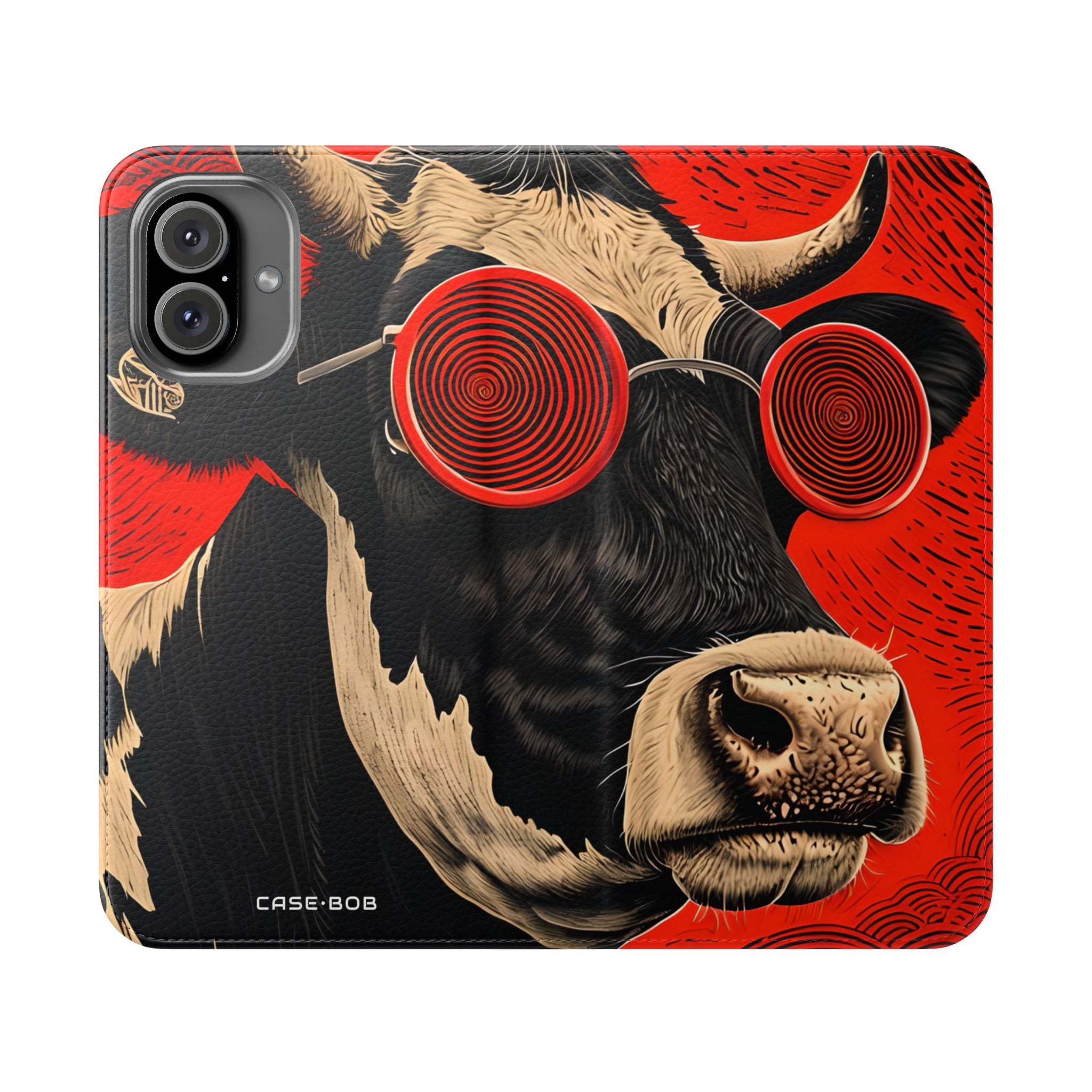 Spiraal Koe Visie - iPhone 16 Plus Case - Portemonnee