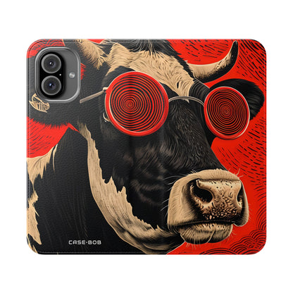 Spiraal Koe Visie - iPhone 16 Plus Case - Portemonnee