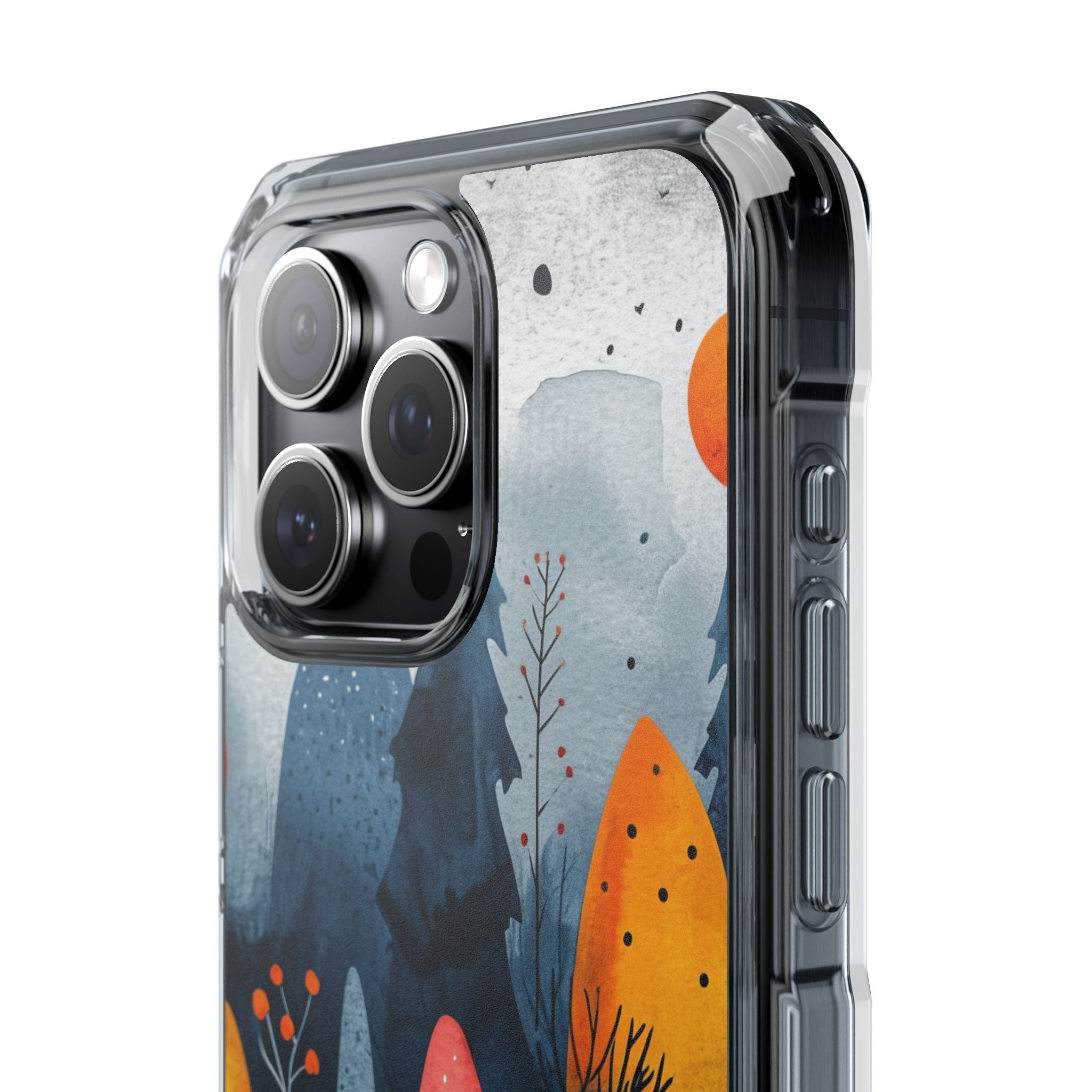 Whimsical Nature - Clear Impact iPhone 15 Phone Case