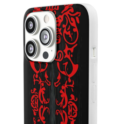 Gothic Crimson Symmetry iPhone 13 - Flexi Phone Case