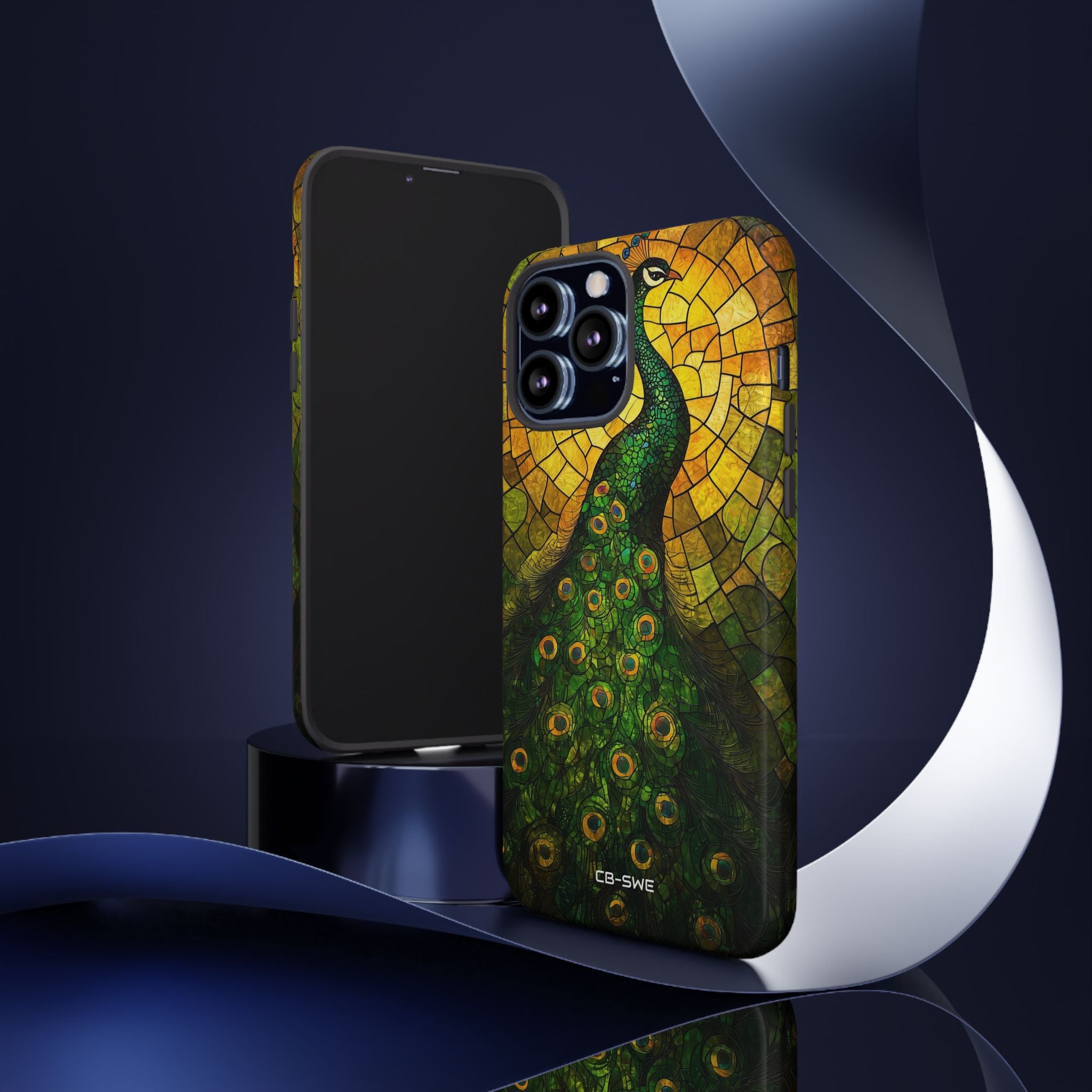 Peacock Spreads Light - iPhone Case