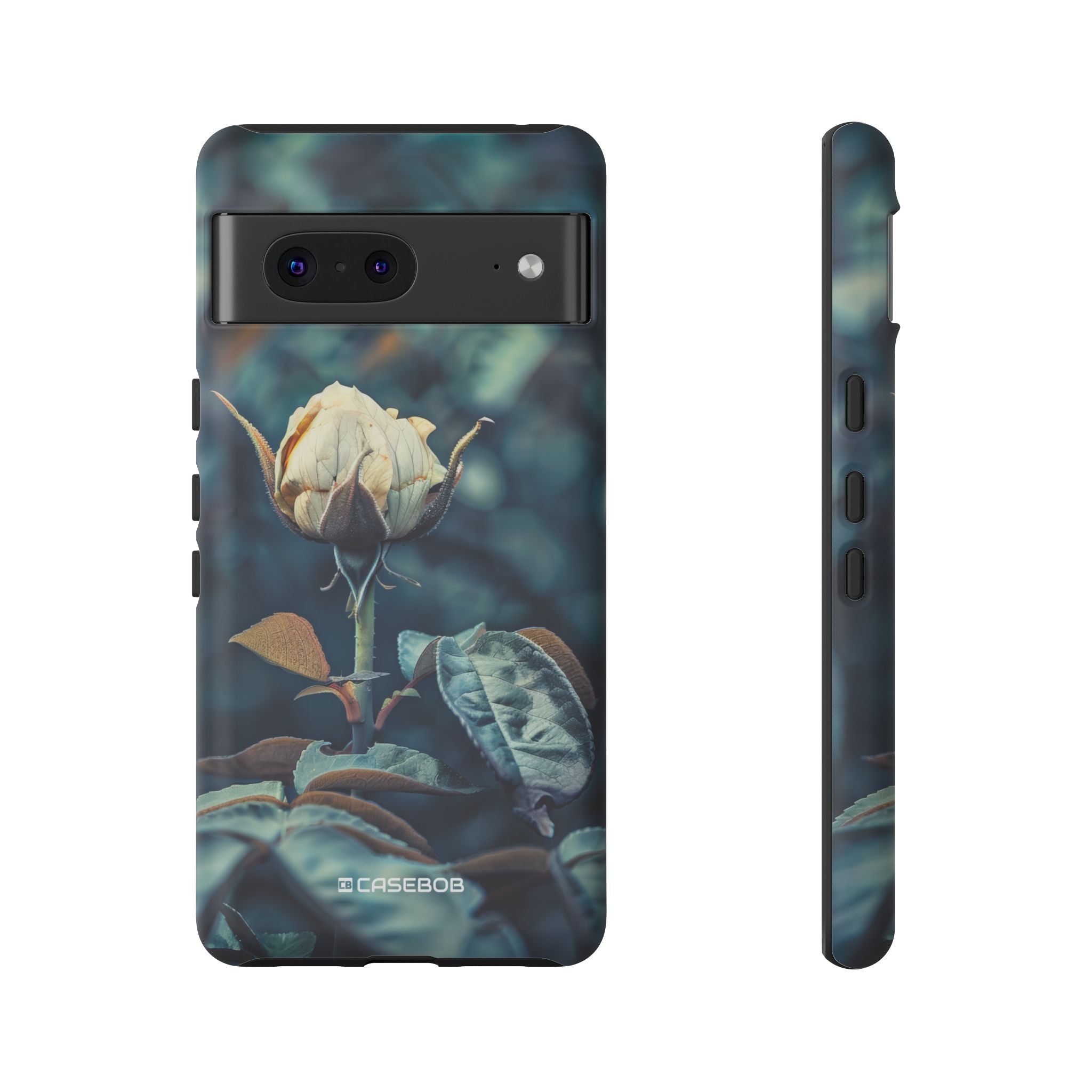 Teal Rosebud Serenade - Phone Case for Google Pixel