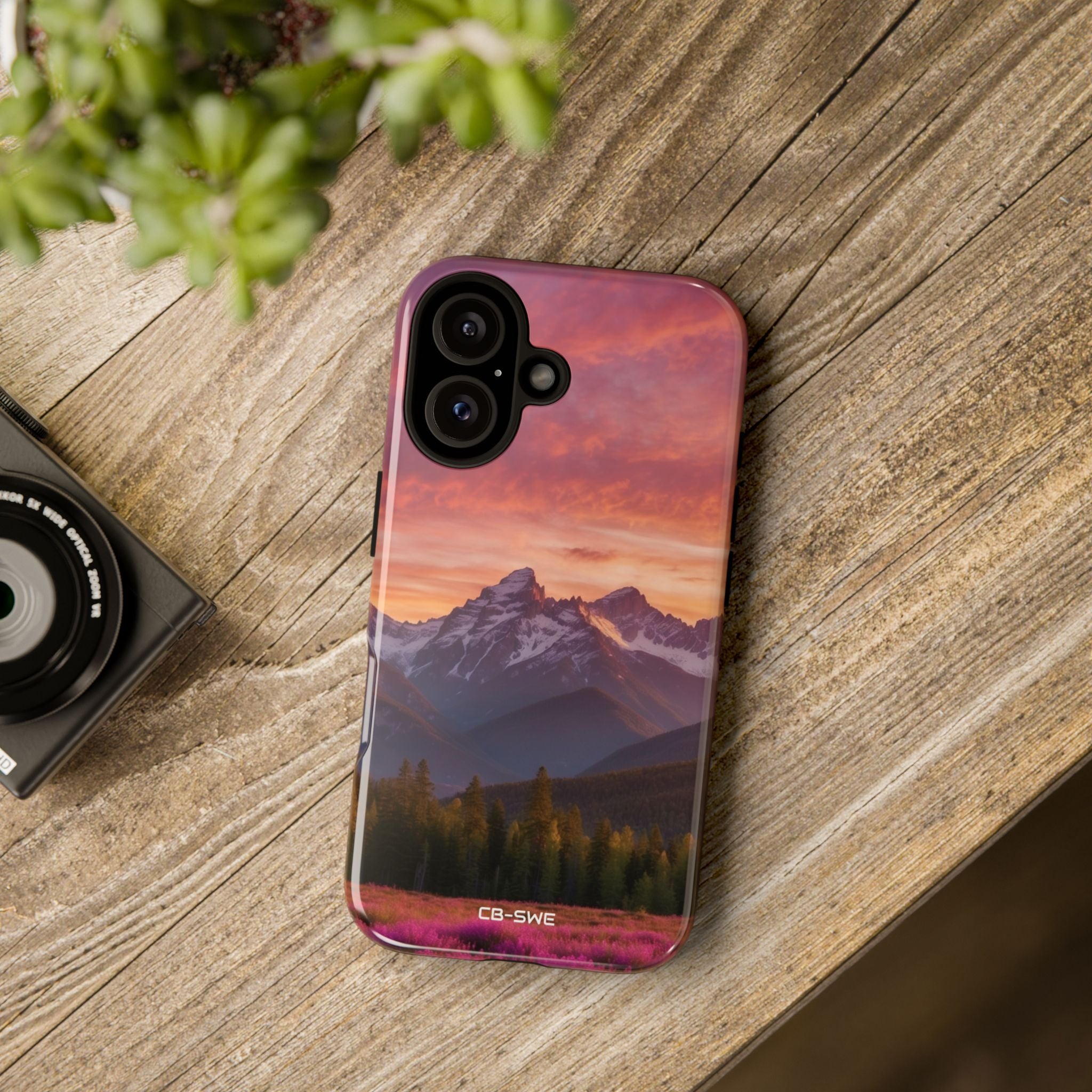 Mountain Peaks Glow - iPhone Case