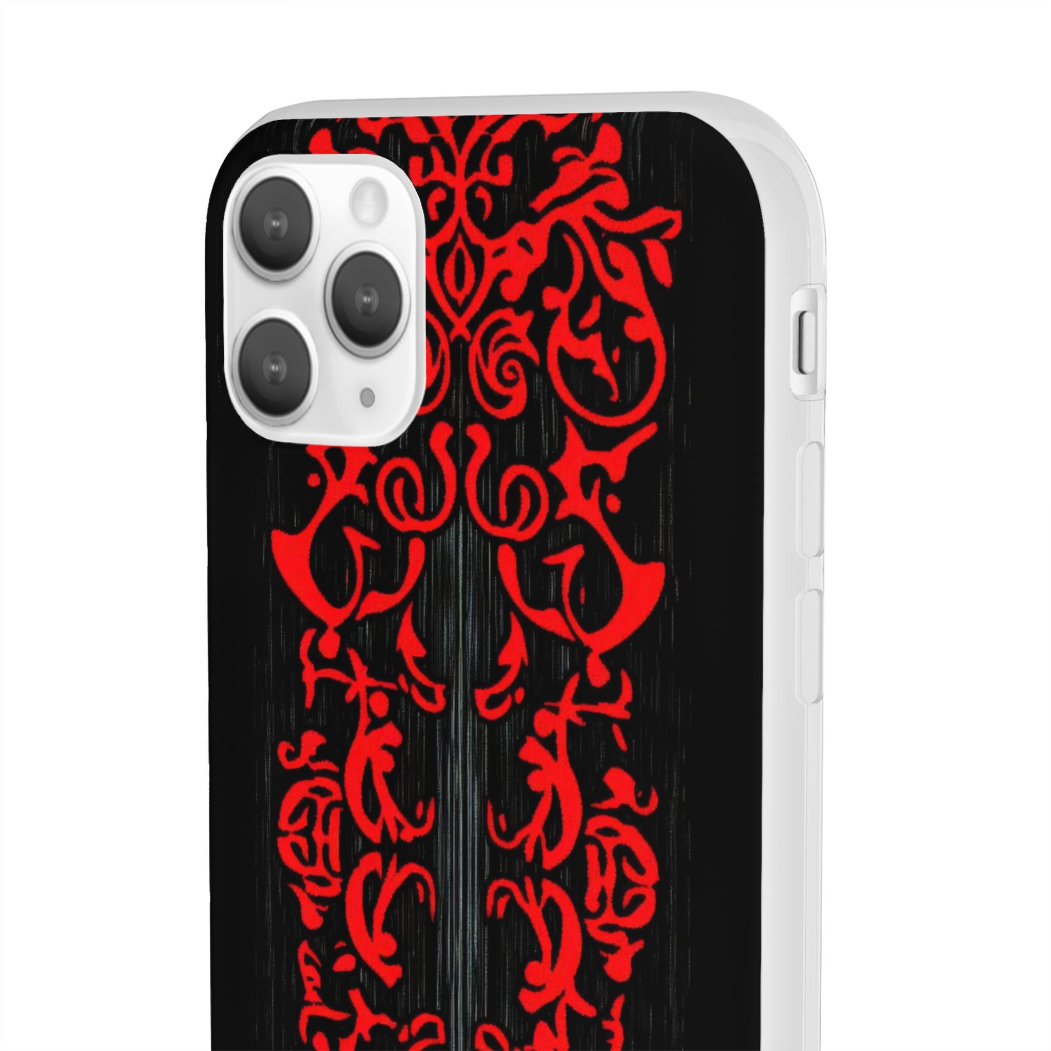 Gothic Crimson Symmetry iPhone 11 - Flexi Phone Case