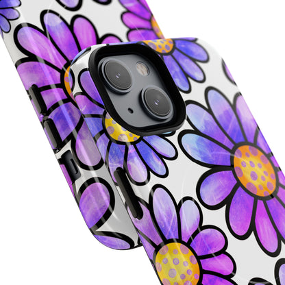 Polka Dot Blooms iPhone 14 Case - Tough+