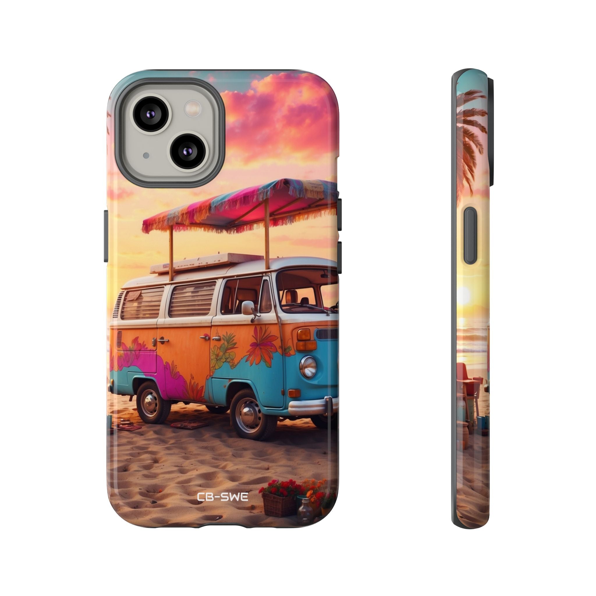 **Van Rests at Shore** - iPhone Case