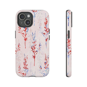 Pink Vintage Flowers - Protective Phone Case