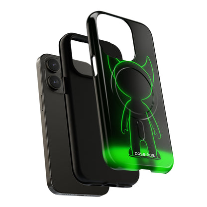 Neon Horned Glow iPhone 14 Pro Case - Tough+