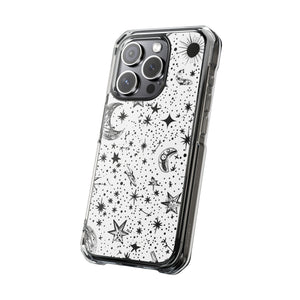 Retro Space Odyssey – Handyhülle für iPhone (Clear Impact – Magnetisch)